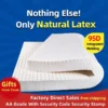Top 100% Natural Latex Mattress High End Latex Source Liquid Foldable Slow rebound Chinese Mats with cotton cover customizable